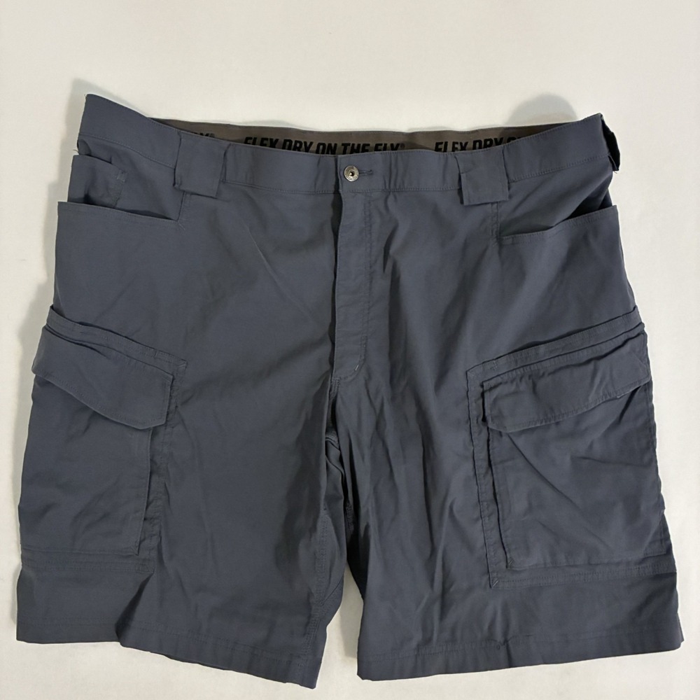 Duluth Trading Flex Dry On The Fly Cargo Shorts Men's 48 Utility Hiking Gorpcore
